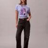 Flower Script Logo Graphic Classic T-Shirt Flower Script Logo Graphic Classic T-Shirt