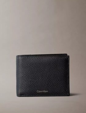 Foil Embossed Logo Slim Trifold Wallet + Card Case