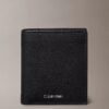 Foil Embossed Logo Slim Trifold Wallet + Card Case