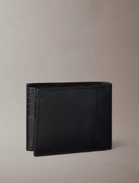 Foil Embossed Logo Slim Trifold Wallet + Card Case