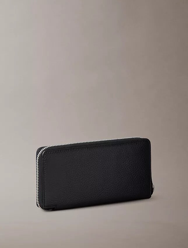 Foil Embossed Logo Zip Wallet Foil Embossed Logo Zip Wallet