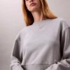 French Terry Cropped Relaxed Sweatshirt French Terry Cropped Relaxed Sweatshirt