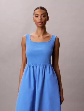 Gathered Midi Dress