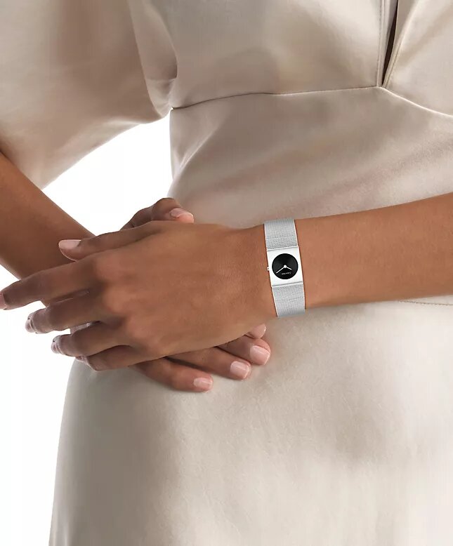 Geometric Dial Mesh Bracelet Watch Geometric Dial Mesh Bracelet Watch