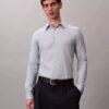 Geometric Jacquard Slim Button-Down Shirt Geometric Jacquard Slim Button-Down Shirt
