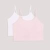 Girls 2-Pack Shelf Bra Camisole Girls 2-Pack Shelf Bra Camisole