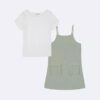 Girls 2-Piece Tank Dress Girls 2-Piece Tank Dress