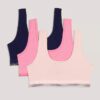 Girls Cotton Stretch 3-Pack Bralette Girls Cotton Stretch 3-Pack Bralette