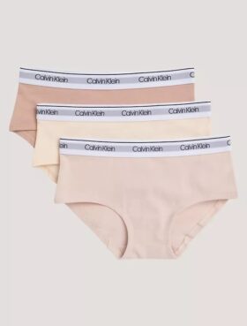 Girls Cotton Stretch 3-Pack Hipster
