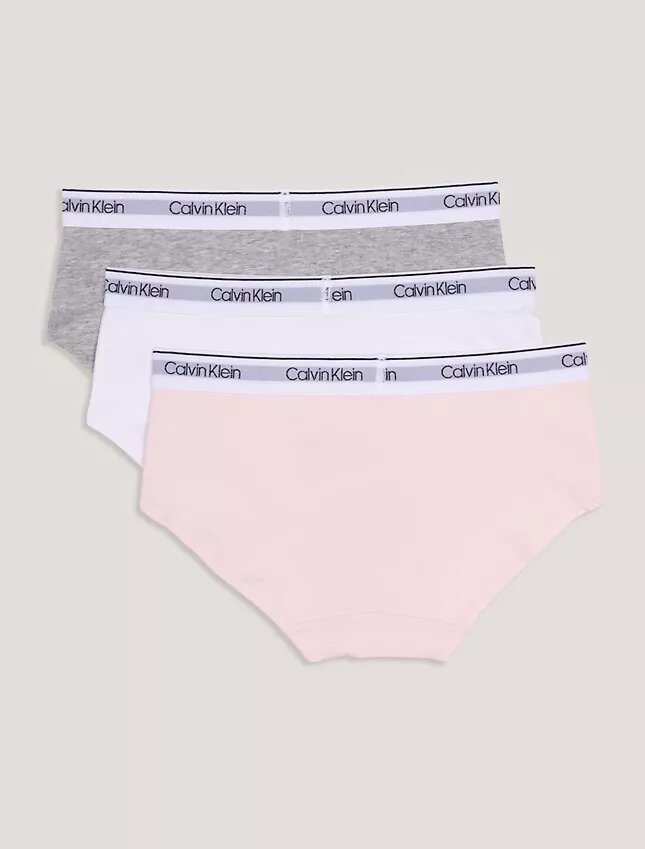 Girls Cotton Stretch 3-Pack Hipster Girls Cotton Stretch 3-Pack Hipster