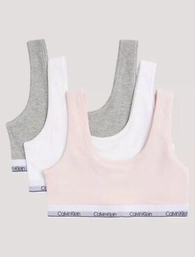 Girls Cotton Stretch 3-Pack Unlined Bralette