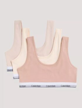 Girls Cotton Stretch 3-Pack Unlined Bralette