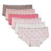 Girls Cotton Stretch 6-Pack Hipster Girls Cotton Stretch 6-Pack Hipster