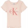 Girls Monologo Rib T-Shirt Girls Monologo Rib T-Shirt