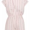 Girls Pinstripe Romper Girls Pinstripe Romper