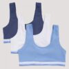 Girls Varsity Cotton Stretch 3-Pack Bralette Girls Varsity Cotton Stretch 3-Pack Bralette