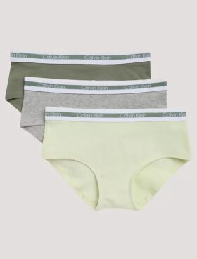 Girls Varsity Cotton Stretch 3-Pack Hipster