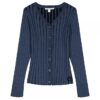 Girls Wide Rib Slim Cardigan