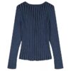 Girls Wide Rib Slim Cardigan