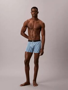 Graphic Monogram Cotton Stretch 3-Pack Boxer Brief