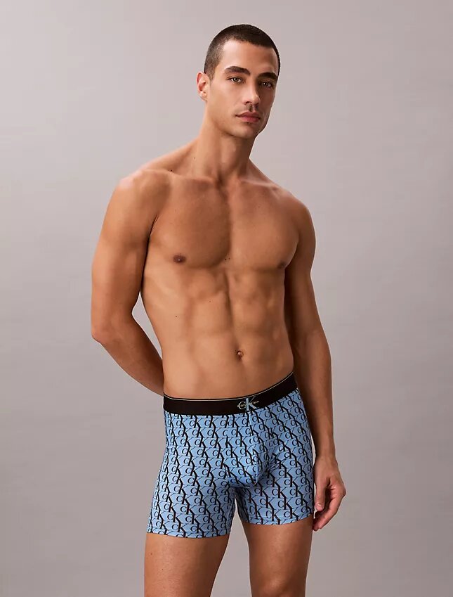 Graphic Monogram Microfiber Stretch Boxer Brief Graphic Monogram Microfiber Stretch Boxer Brief