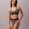 Graphic Monogram Microfiber Stretch High Waist Bikini Graphic Monogram Microfiber Stretch High Waist Bikini