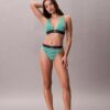 Graphic Monogram Microfiber Stretch High Waist Bikini Graphic Monogram Microfiber Stretch High Waist Bikini