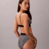 Graphic Monogram Microfiber Stretch High Waist Bikini Graphic Monogram Microfiber Stretch High Waist Bikini