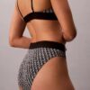 Graphic Monogram Microfiber Stretch High Waist Bikini Graphic Monogram Microfiber Stretch High Waist Bikini