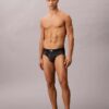 Graphic Monogram Microfiber Stretch Hip Brief