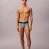 Graphic Monogram Microfiber Stretch Hip Brief