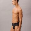 Graphic Monogram Microfiber Stretch Hip Brief