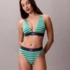 Graphic Monogram Microfiber Stretch Lightly Lined Triangle Bralette Graphic Monogram Microfiber Stretch Lightly Lined Triangle Bralette