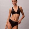 Graphic Monogram Microfiber Stretch Thong