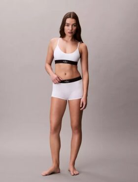 Graphic Monogram Microfiber Stretch Unlined Bralette