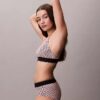 Graphic Monogram Microfiber Stretch Unlined Bralette Graphic Monogram Microfiber Stretch Unlined Bralette