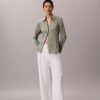 Hammered Satin Fitted Shirt