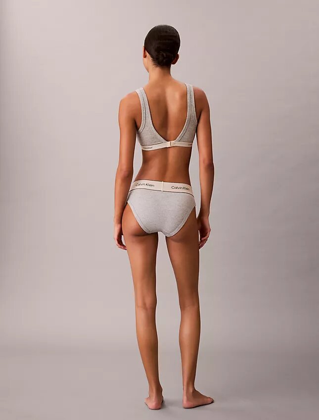 Heritage Cotton Stretch Lightly Lined Triangle Bralette Heritage Cotton Stretch Lightly Lined Triangle Bralette