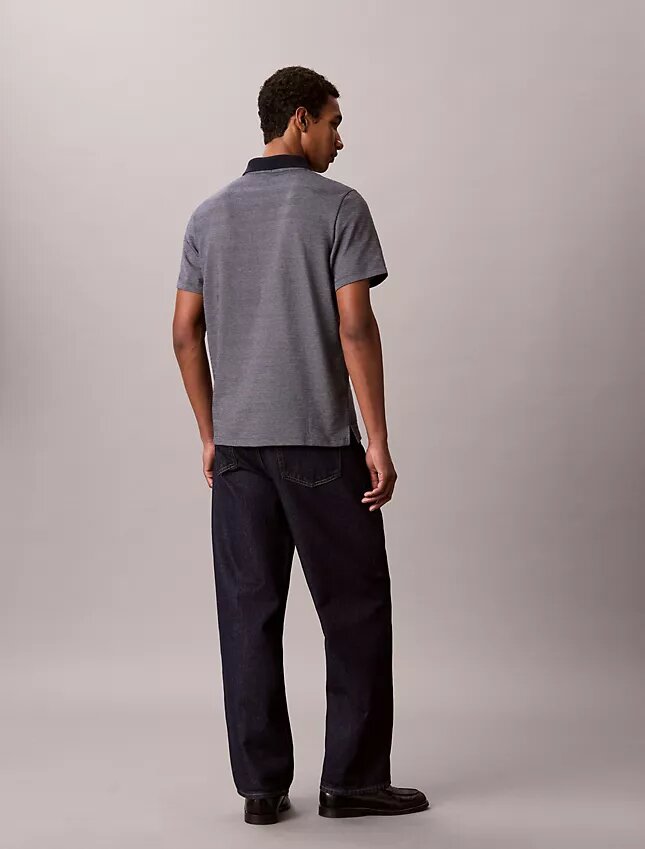Herringbone Zip Polo Shirt Herringbone Zip Polo Shirt