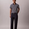 Herringbone Zip Polo Shirt Herringbone Zip Polo Shirt