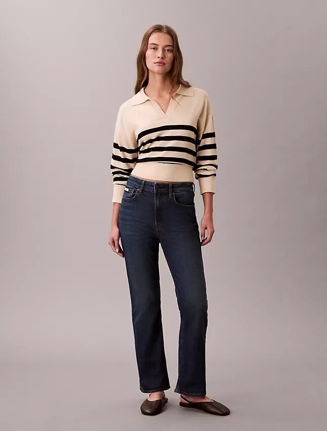 High Rise Cropped Flared Jeans High Rise Cropped Flared Jeans