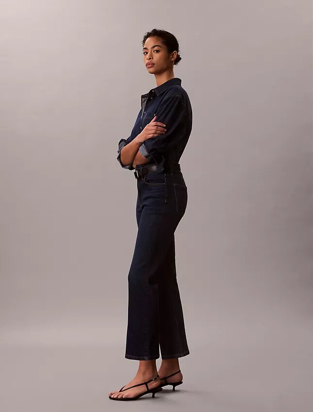 High Rise Cropped Flared Jeans High Rise Cropped Flared Jeans