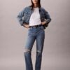 High Rise Straight Jeans