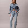 High Rise Straight Jeans