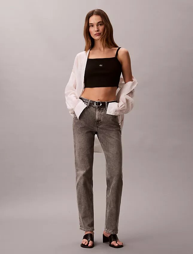 High Rise Straight Jeans High Rise Straight Jeans