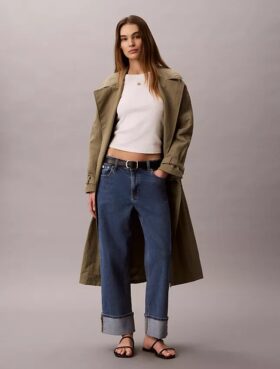 High Rise Straight Jeans