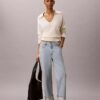 High Rise Straight Jeans