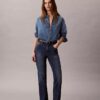 High Rise Straight Jeans