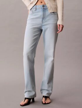 High Rise Straight Jeans