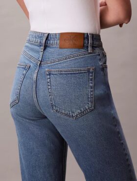 High Rise Straight Jeans